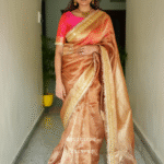 Handwork Pure Tissue Silk Saree with Kairi Motifs