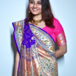 Pure Khaddi Georgette Sarkam Rai Bandhej Handwork Saree