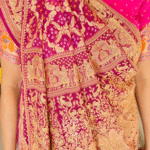 Pure Khaddi Georgett Rai Bandhej Baraat Handwork Saree