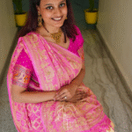 Pure Khaddi Georgett Rai Bandhej Baraat Handwork Saree