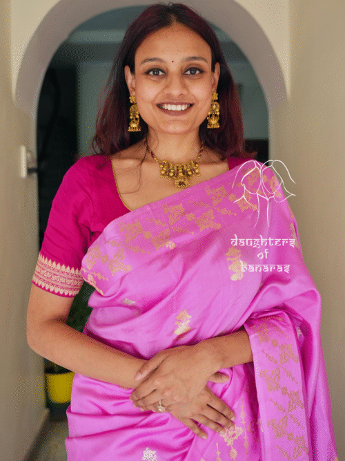 Pure Mashru Silk Sona Rupa Kadhuva Saree