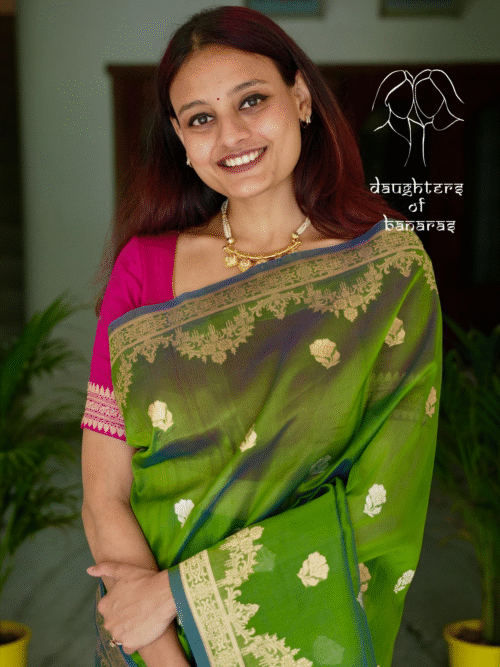Pure Kora Silk Sona Rupa Kadhuva Saree
