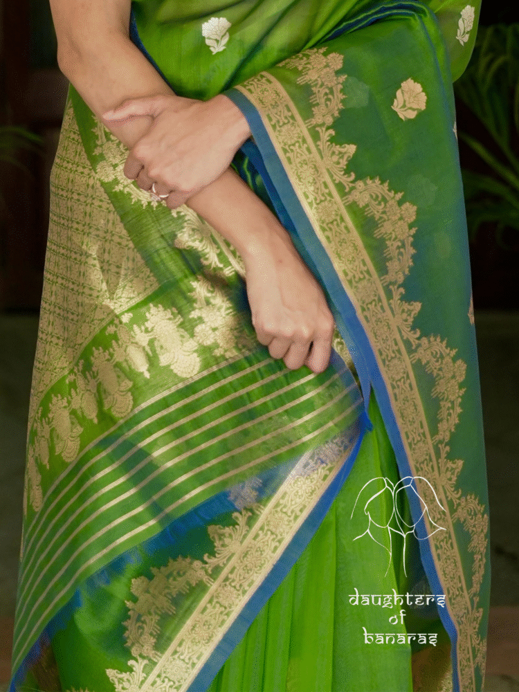 Pure Kora Silk Sona Rupa Kadhuva Saree - Image 3