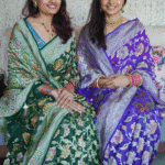 Pure Khaddi Georgette Water Zari Handbrush Dye Saree