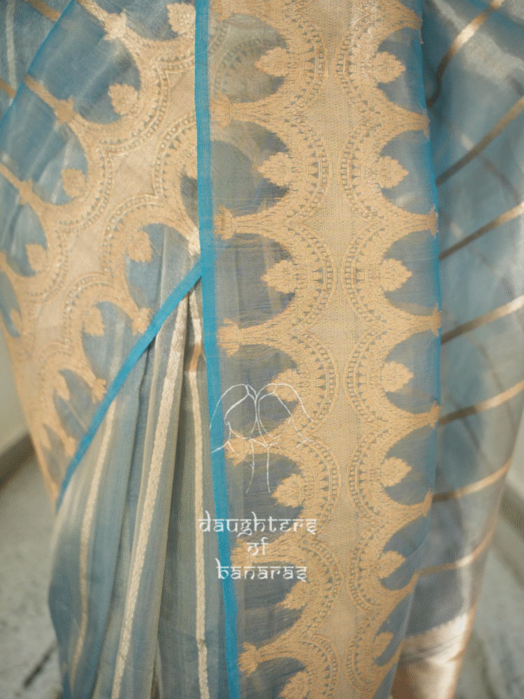Pure Tissue Silk Kadhuva Saree - Image 3