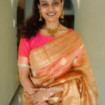 Pure Tissue Silk Sona Rupa Kadhuva Saree - Golden, Brown