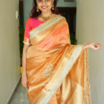 Pure Tissue Silk Handwork Saree with Parrot Motifs
